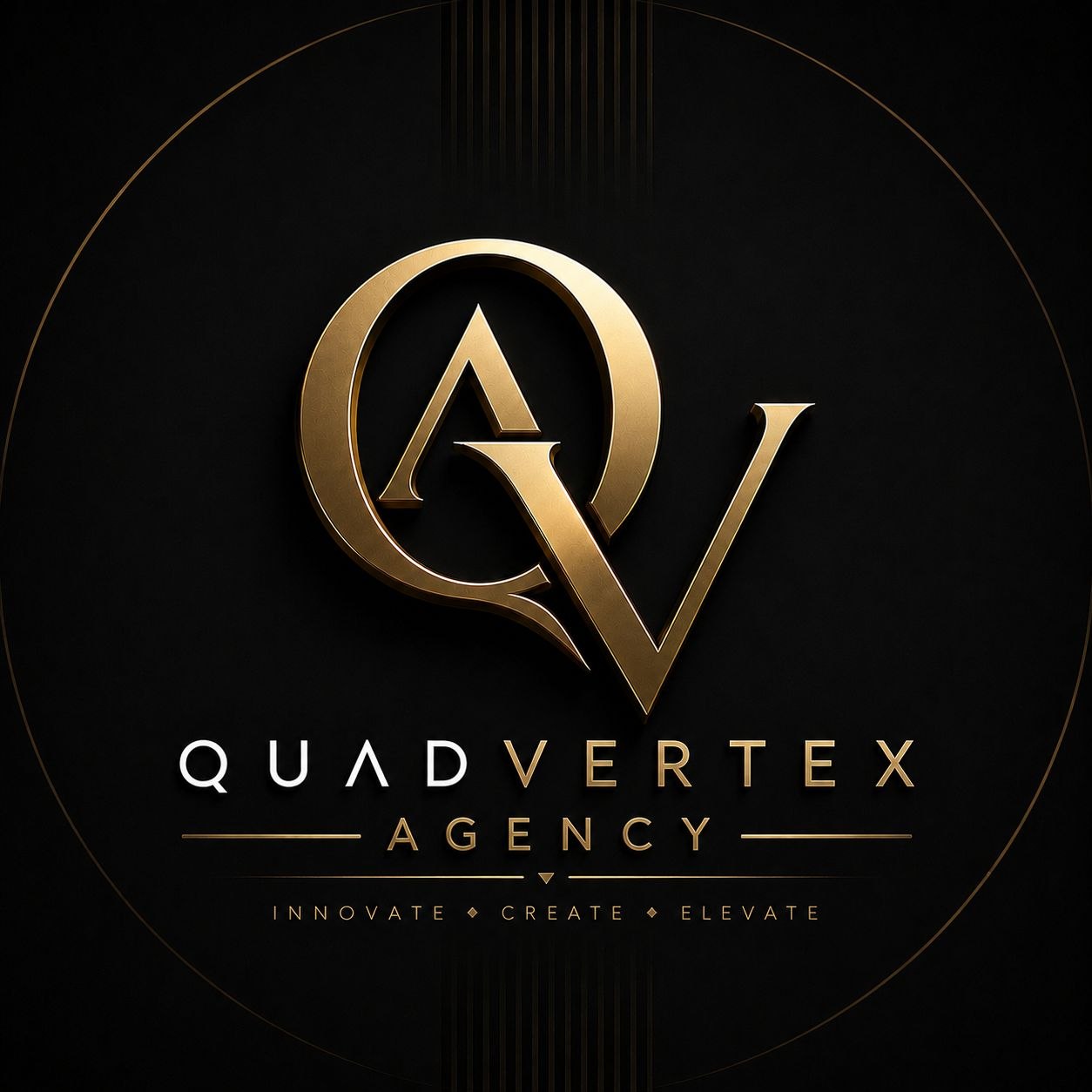 QUADVERTEX AGENCY official logo